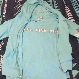 VS Pink Sweater and shirt